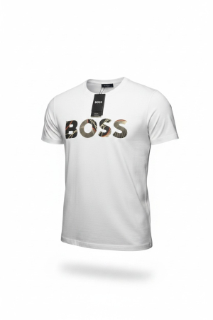 Tricouri - Tricou Boss Alb