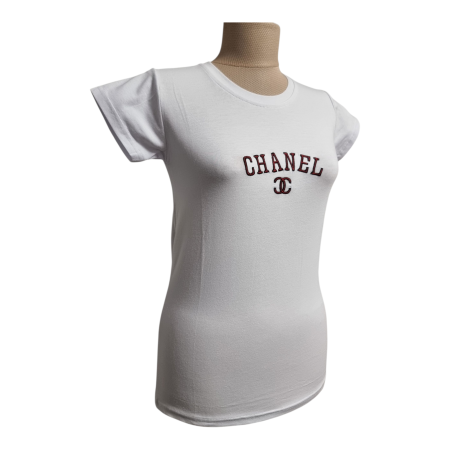 Produse - Tricou Dama Chanel Alb