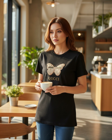 Tricouri - Tricou Dama Gucci Negru