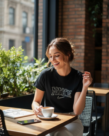 Produse - Tricou Dama Nike M2 Negru