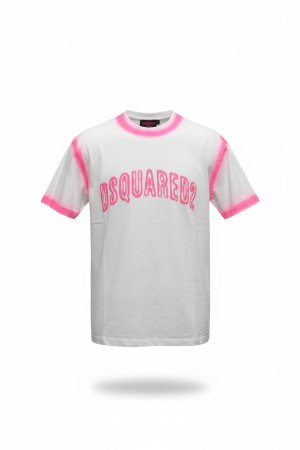 Tricouri - Tricou Dsquared O2 Alb