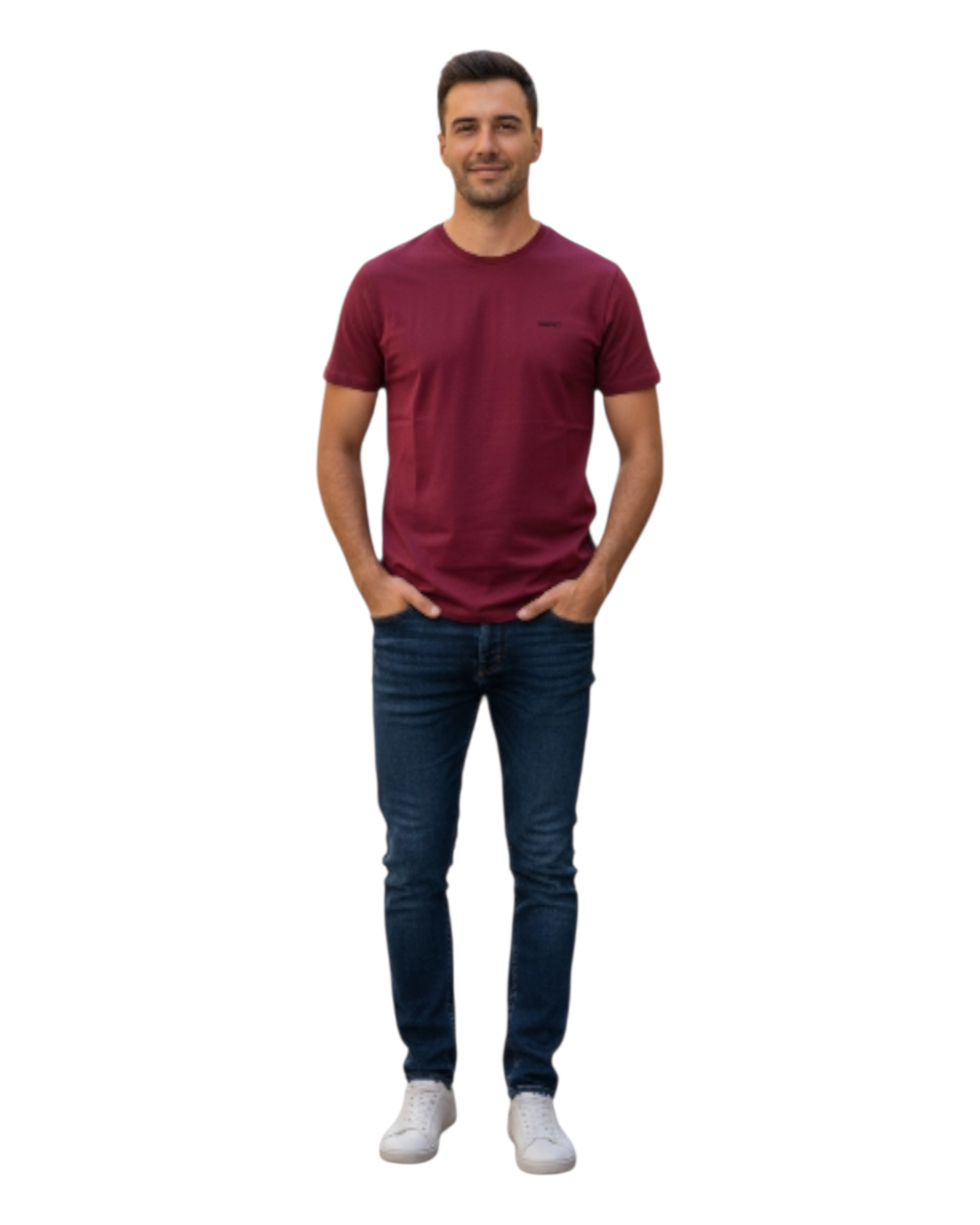 Produse - Tricou Gant Bordo
