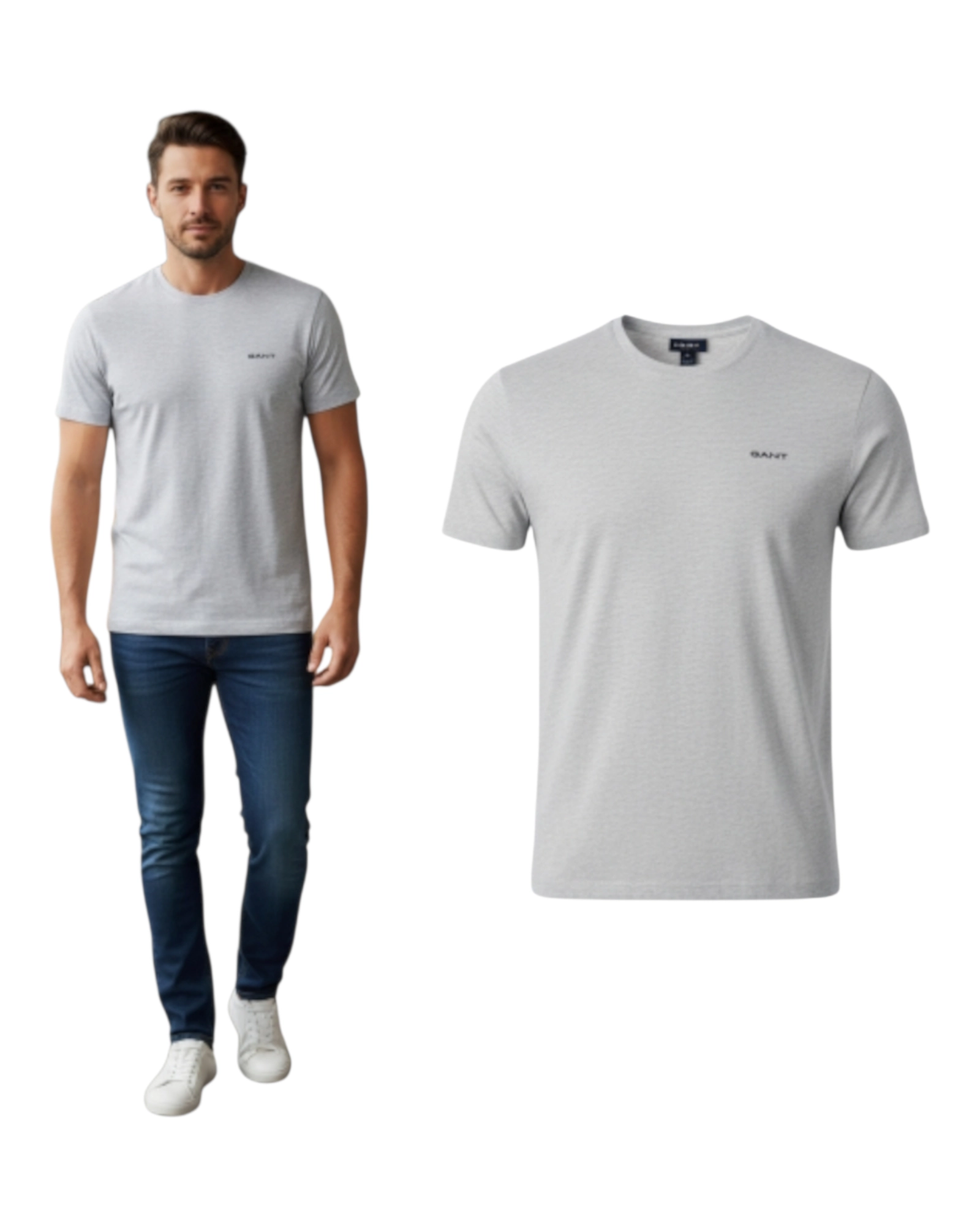 Produse - Tricou Gant Gri