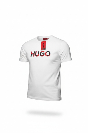 Tricouri - Tricou Hugo Alb