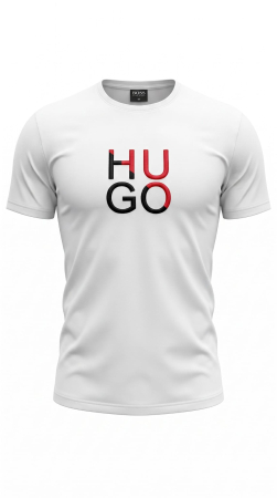 Produse - Tricou Hugo Alb M7