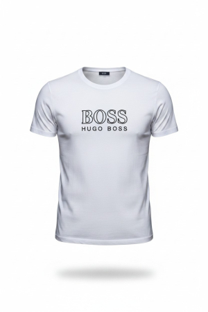 Produse - Tricou Hugo Boss Alb + Parfum 35ml Cadou