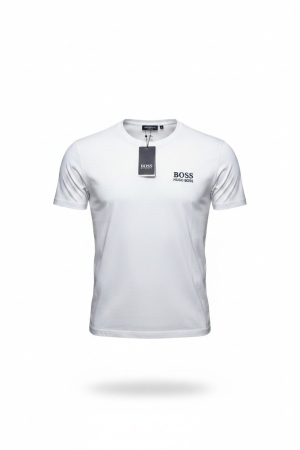 Produse - Tricou Hugo Boss Alb + Parfum 35ml Cadou