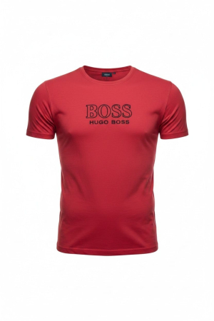 Produse - Tricou Hugo Boss Rosu - Negru