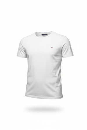Tricouri - Tricou Tommy Hilfiger Alb M1