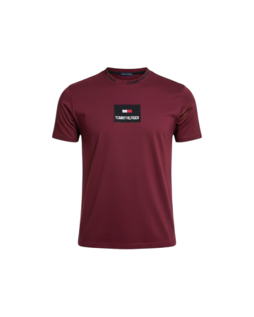 Tricouri - Tricou Tommy Hilfiger Bordo M2