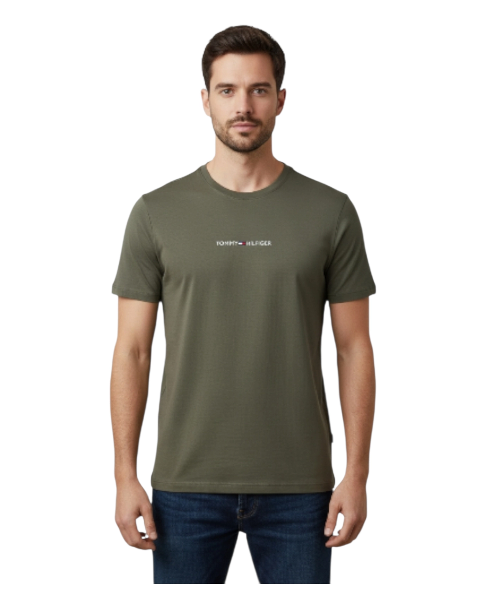 Tricouri - Tricou Tommy Hilfiger Kaki