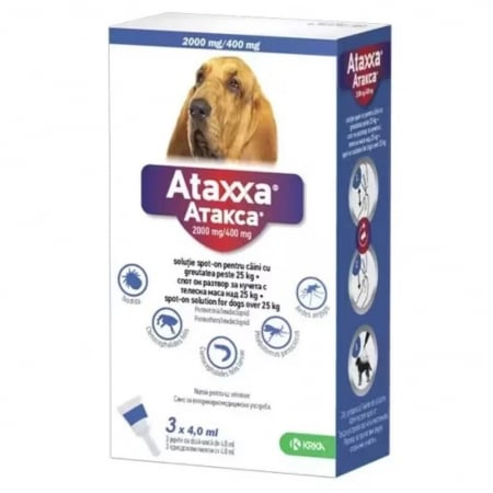 Câini - Ataxxa 25-40kg 1 pipeta