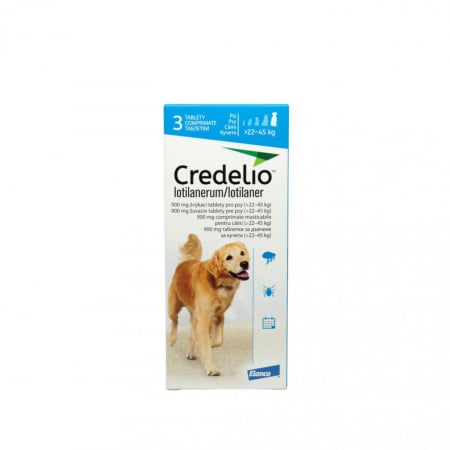 Câini - Credelio Caine 900mg 22-45kg 1 comprimat