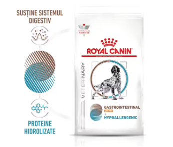 Afecţiuni Digestive Câini - GASTROINTESTINAL LOW FAT + HYPOALLERGENIC