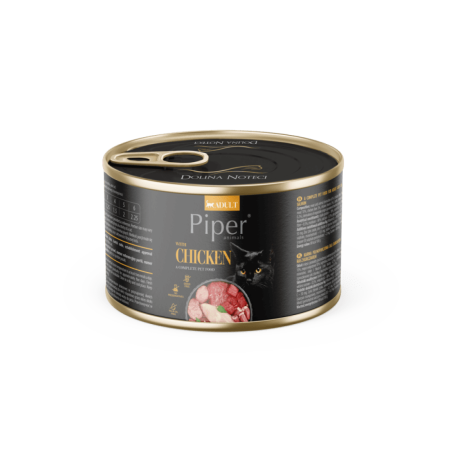 Hrană Umedă Pisici - Piper Cat Carne de Pui 185g