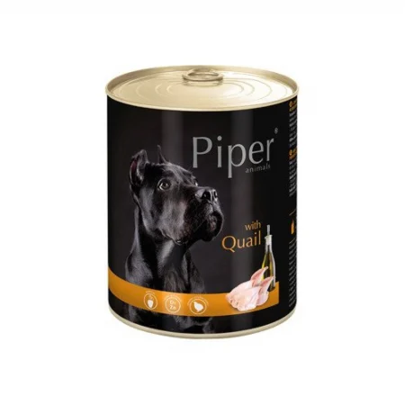 Hrană Umedă Câini - Piper Dog Adult Carne de Prepelita 800 g