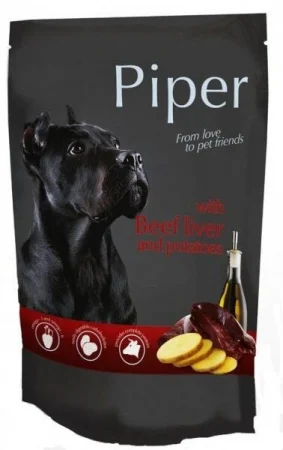 Hrană Umedă Câini - Piper Dog Adult Ficat de Vita si Cartofi 150 g