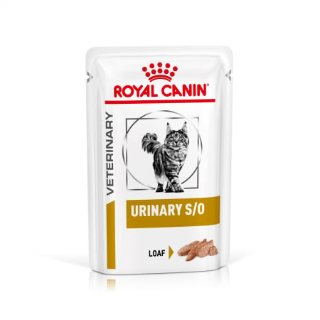 Diete Veterinare - Hrană Umedă Pisici - Royal Canin Cat Urinary S/O loaf plic 85g