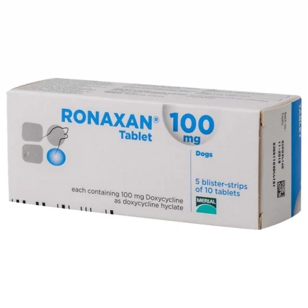 Câini - Ronaxan 100mg 10 comprimate