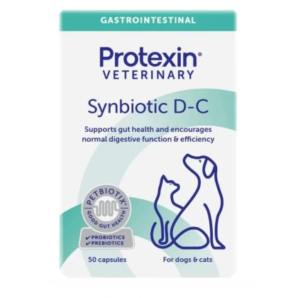 Afecţiuni Digestive Pisici - Synbiotic D-C Caini/Pisici 10 Capsule