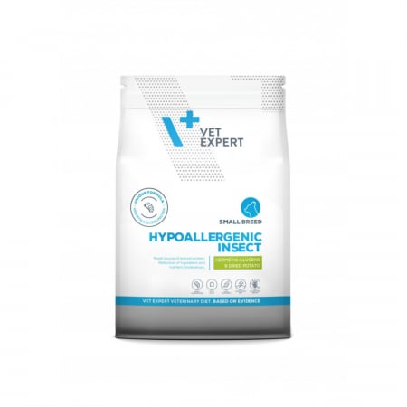 Afecţiuni Dermatologice Câini - Vet Expert Dog Hypoallergenic Insect talie mica 2kg