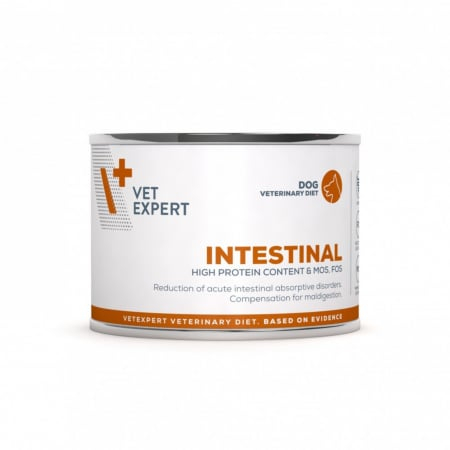 Afecţiuni Digestive Câini - Vet Expert Dog Intestinal 200g 6 bucati