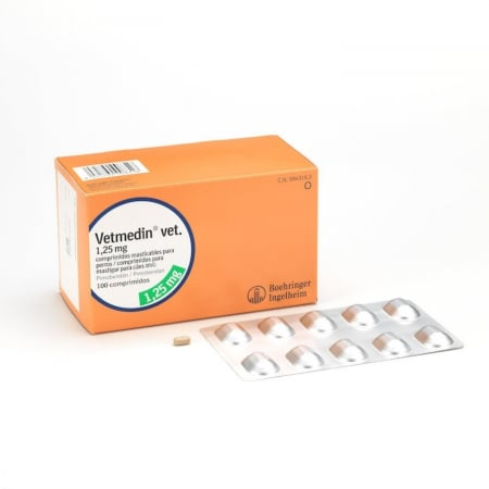 Afecţiuni Cardiace Câini - Vetmedin 1.25mg 100 comprimate
