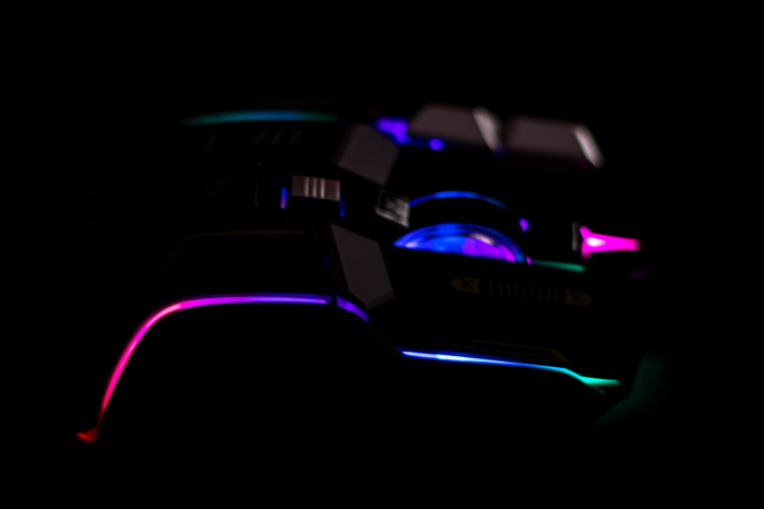 Mouse Gaming G6, Negru, RGB On-Off, 12800 DPI Reglabil, 6 trepte, 10 Butoane Programabile, Iluminare LED, Ergonomic, Performanta si Precizie [13]