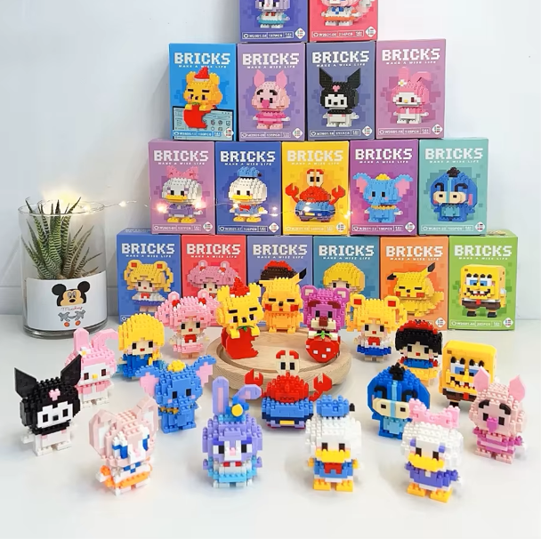 Set de constructie lego, mini personaj, desene animate, Goofy, 179 piese, Pentru copii si adulti [3]