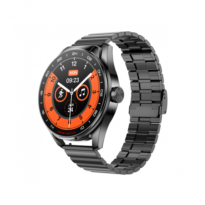 Smartwatch D9, 2in1, Casti bluetooth incorporate, Compatibil iOS/android, 2 bratari, Notificari aplicatii, Apeluri, Functii sport, Agenda, Vremea [5]
