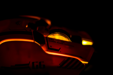 Mouse Gaming G6, Galben, RGB On-Off, 12800 DPI Reglabil, 6 trepte, 10 Butoane Programabile, Iluminare LED, Ergonomic, Performanta si Precizie [11]