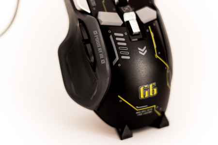 Mouse Gaming G6, Negru, RGB On-Off, 12800 DPI Reglabil, 6 trepte, 10 Butoane Programabile, Iluminare LED, Ergonomic, Performanta si Precizie [3]