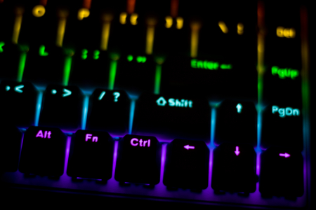 Tastatura mecanica gaming, RGB, 68 taste, Cablu Type-C la USB, 12 moduri de iluminare, Ergonomica, Dimensiune redusa, Blue switch, Alba, Plug'n'Play [7]