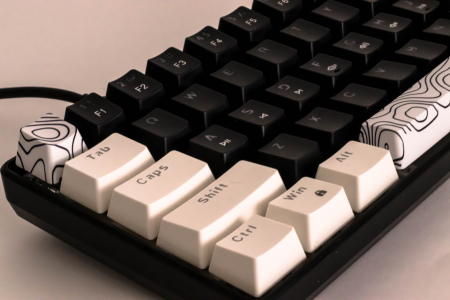 Tastatură mecanică gaming V900, compactă 60%, iluminare RGB, negru [9]