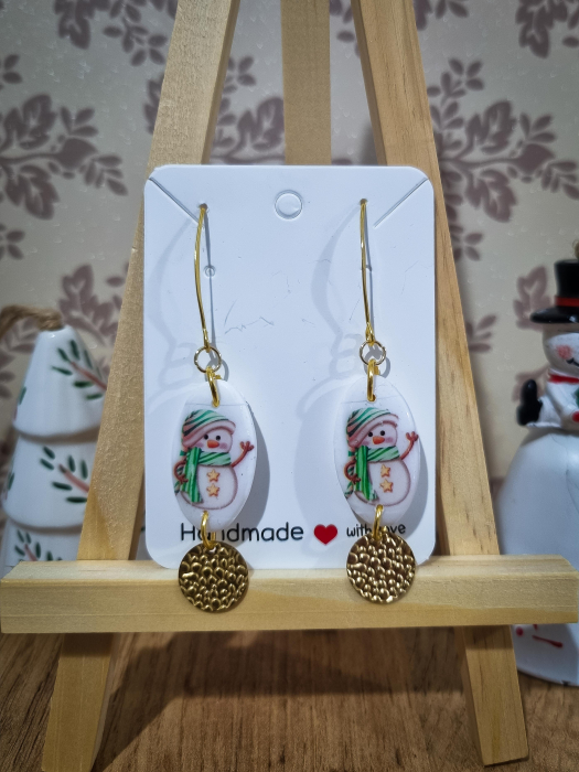 Cercei cu om de zapada [1]