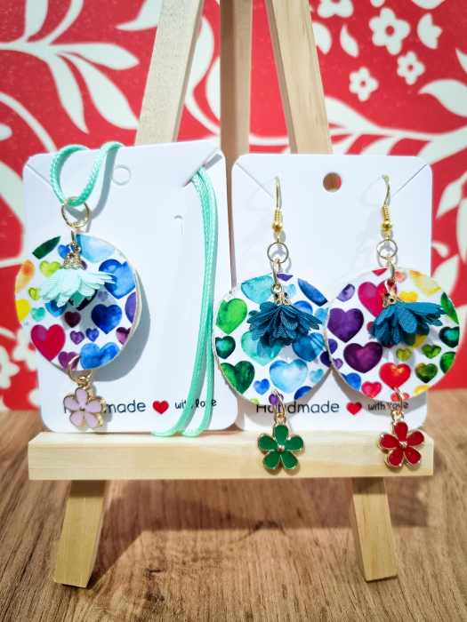 Set cercei si pandant Heart [1]