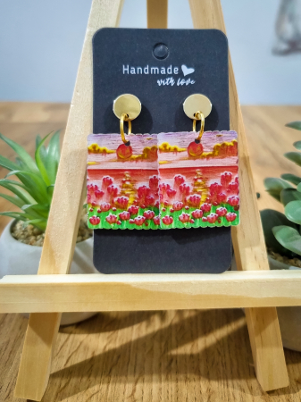 Cercei Unicat Acril - Cercei Acril