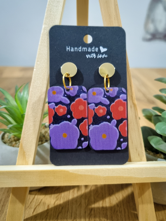 Cercei Unicat Acril - Cercei Acril