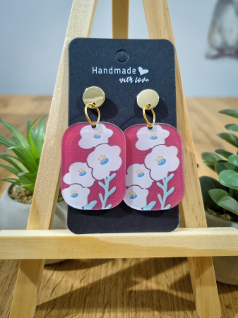 Cercei Unicat Acril - Cercei Acril