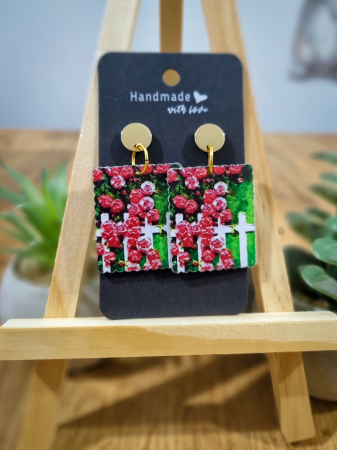 Cercei Unicat Acril - Cercei Acril