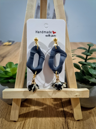 Cercei Unicat Black&White - Cercei Black&White