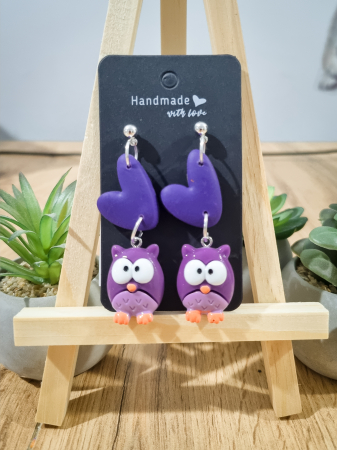 Cercei Unicat Bufnita - Cercei Bufnita