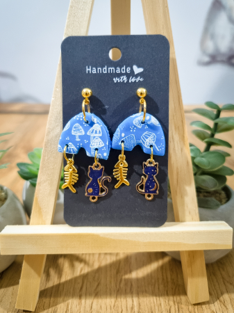 Cercei Unicat Fish&Cat - Cercei Fish&Cat