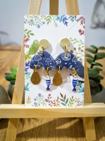 Cercei Unicat Fish&Cat - Cercei Fish&Cat