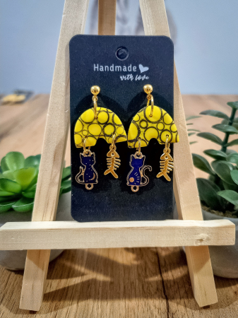 Cercei Unicat Fish&Cat - Cercei Fish&Cat