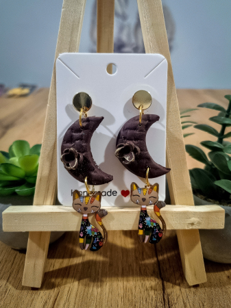 Cercei Unicat Fish&Cat - Cercei Fish&Cat