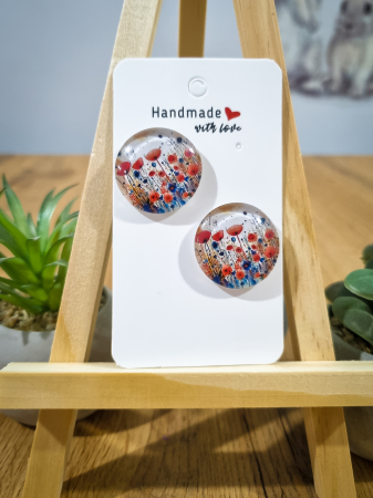 Cercei Unicat Flower glass - Cercei Flower Glass