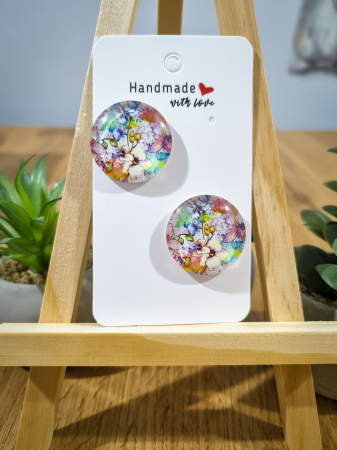 Cercei Unicat Flower glass - Cercei Flower Glass