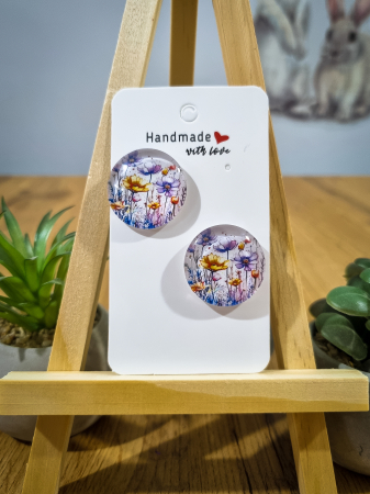 Cercei Unicat Flower glass - Cercei Flower Glass