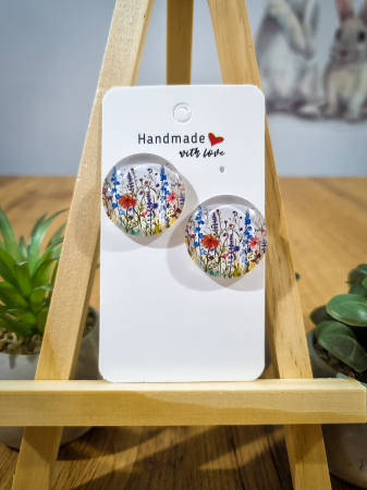 Cercei Unicat Flower glass - Cercei Flower Glass